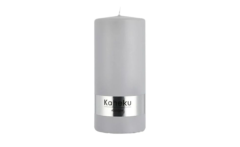 Zylinderkerze Powder - grau - 15 cm - Dekoration > Kerzen & Lichter - Möbel günstig online kaufen
