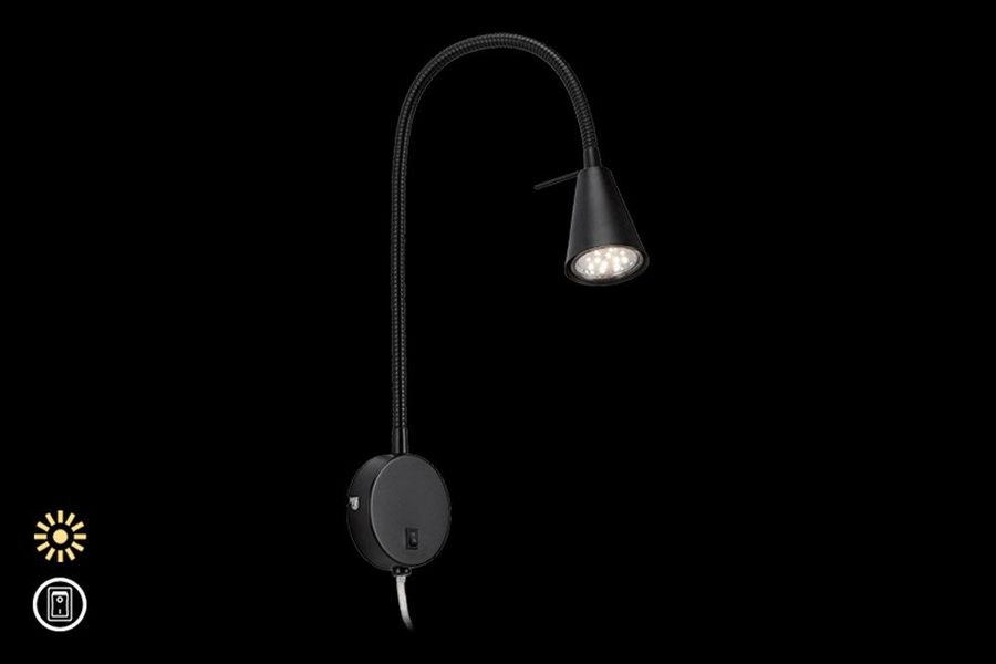 Briloner LED Bettleuchte Tusa Schwenkbar Warmweiß 45 x 20,5 cm Weiß günstig online kaufen
