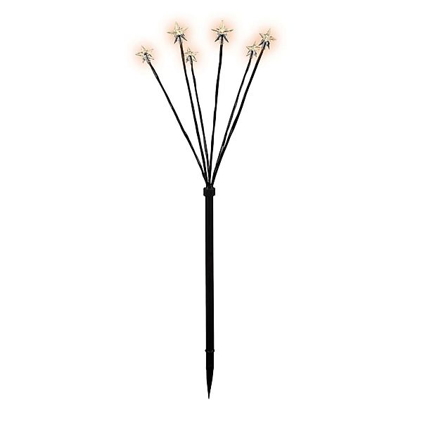 Lex 4x LED Sternenfächer-Stäbe 60cm Batterie Timer Lichterkette Weihnachtsd günstig online kaufen