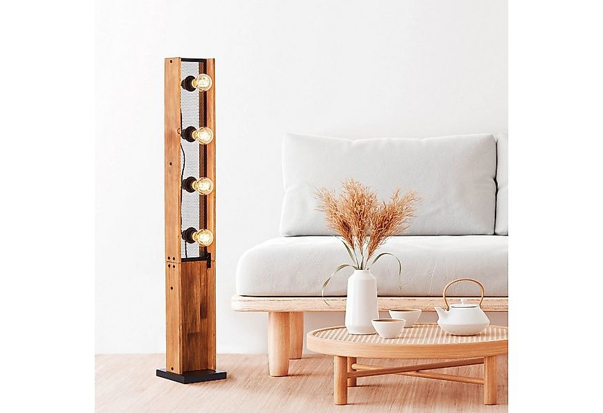 Brilliant Stehlampe Calandra, ohne Leuchtmittel, 125,5 x 20 x 20 cm, 4 x E2 günstig online kaufen