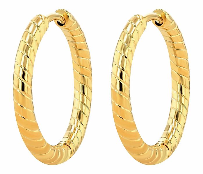 Adelia´s Klappcreolen "Damen Ohrringe – Klappcreole aus Edelstahl" Perfekt günstig online kaufen