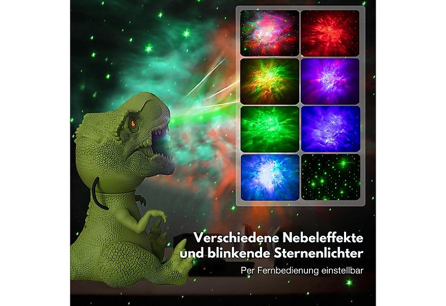 Jibenhome LED-Sternenhimmel Dinosaurier Galaxie Sternprojektorlicht Timer m günstig online kaufen