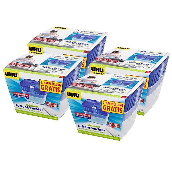 UHU Luftentfeuchter 4x UHU 47130 Luftentfeuchter günstig online kaufen