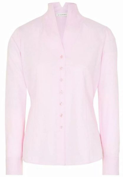 Eterna Klassische Bluse ETERNA CLASSIC FIT Langarm Bluse rosa strukturiert günstig online kaufen