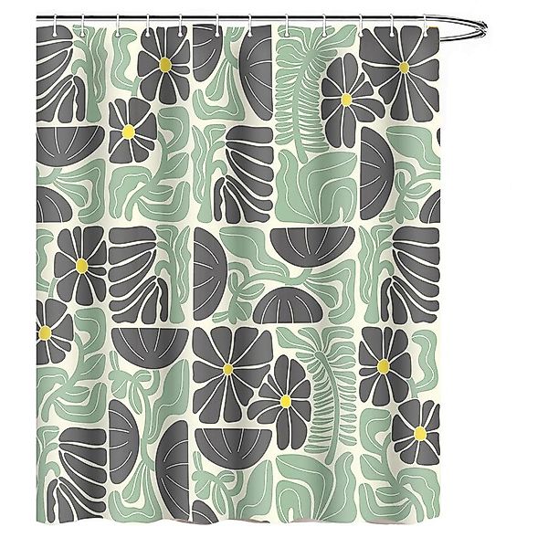 Coonoor Duschvorhang Boho Duschvorhang mit abstraktem, günstig online kaufen