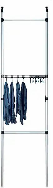 Ruco Teleskopregal, Aluminium/Kunststoff, inkl. 10 Teleskop-Hosenbügel günstig online kaufen