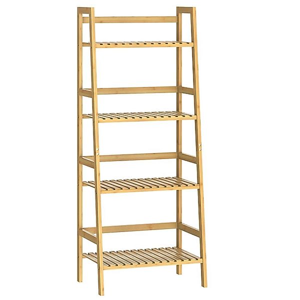 Casaria Standregal, Bambus 4 Ebenen 123x48x32cm günstig online kaufen