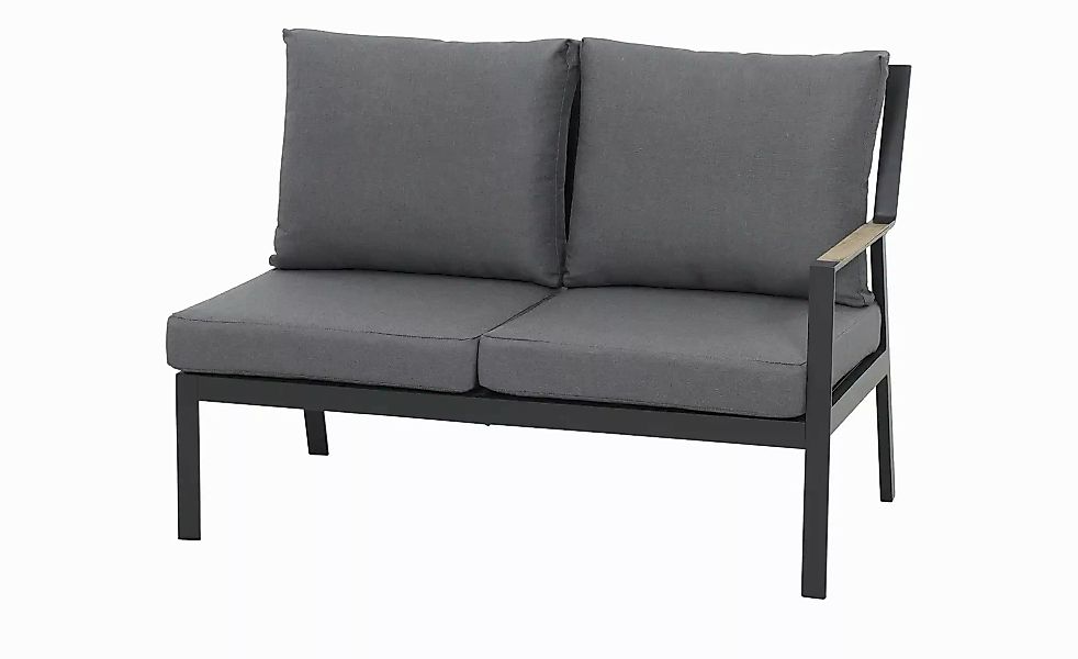 Siena Garden Gartensofa 2-Sitzer Londra ¦ grau ¦ Maße (cm): B: 124,5 H: 87, günstig online kaufen