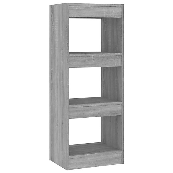 vidaXL Bücherregal/Raumteiler Grau Sonoma 40x30x103 cm Holzwerkstoff 813588 günstig online kaufen