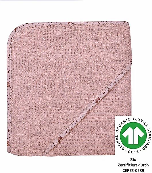 Wörner Kapuzenhandtuch »at home altrosa Kapuzenbadetuch 80/80«, (1 St.), St günstig online kaufen