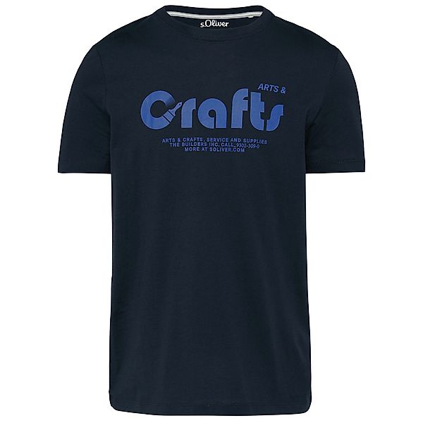s.Oliver Rundhalsshirt s.Oliver T-Shirt navy XXL günstig online kaufen
