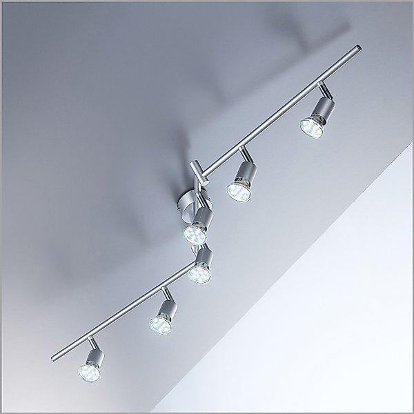 B.K.Licht LED Deckenspots, Leuchtmittel wechselbar, Warmweiß, günstig online kaufen