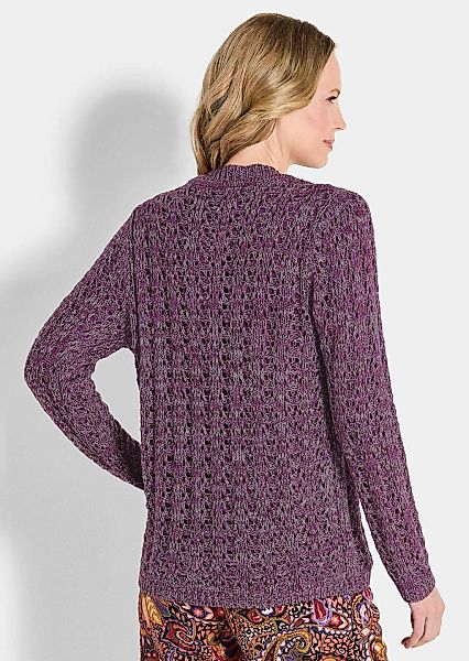 GOLDNER Strickjacke "Edler verschlussloser Cardigan, Glanz" Verschlusslos günstig online kaufen