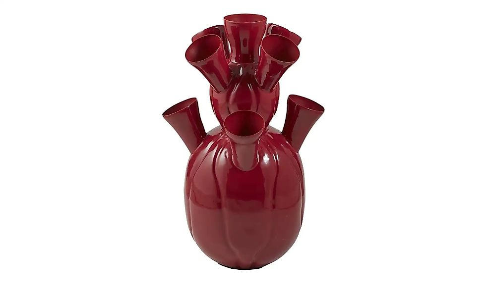 HOME STORY Vase   ¦ rot ¦ Eisen ¦ Maße (cm): H: 47  Ø: 22 Weihnachten - Höf günstig online kaufen