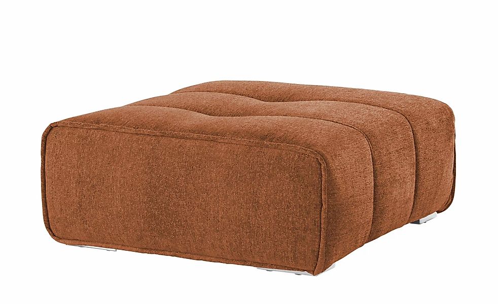 uno Hocker  London ¦ orange ¦ Maße (cm): B: 103 H: 44 T: 103.0 Polstermöbel günstig online kaufen