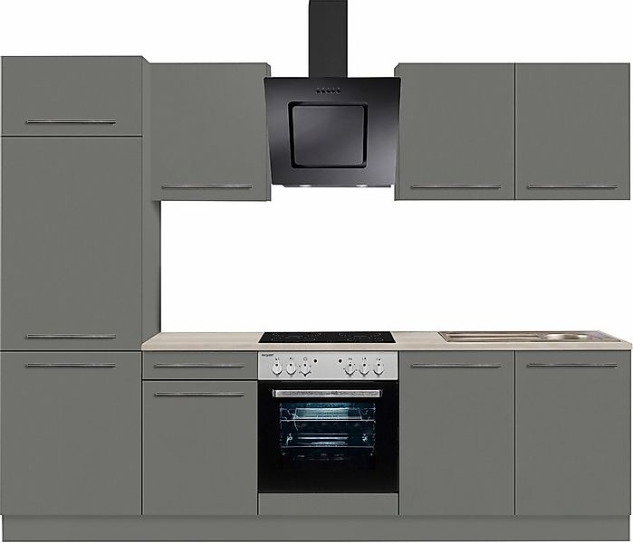 OPTIFIT Küchenzeile "Bern", Breite 270 cm, gedämpfte Türen, wahlweise mit E günstig online kaufen