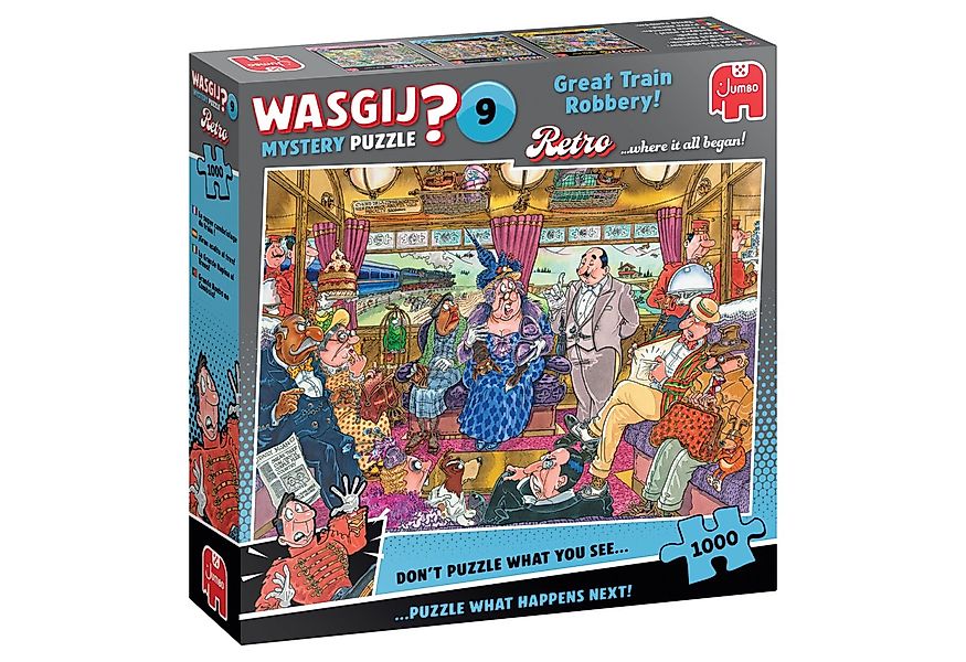 Jumbo Spiele Puzzle Wasgij Mystery Retro 9 Großer Zugraub! 1000 Teile Puzzl günstig online kaufen