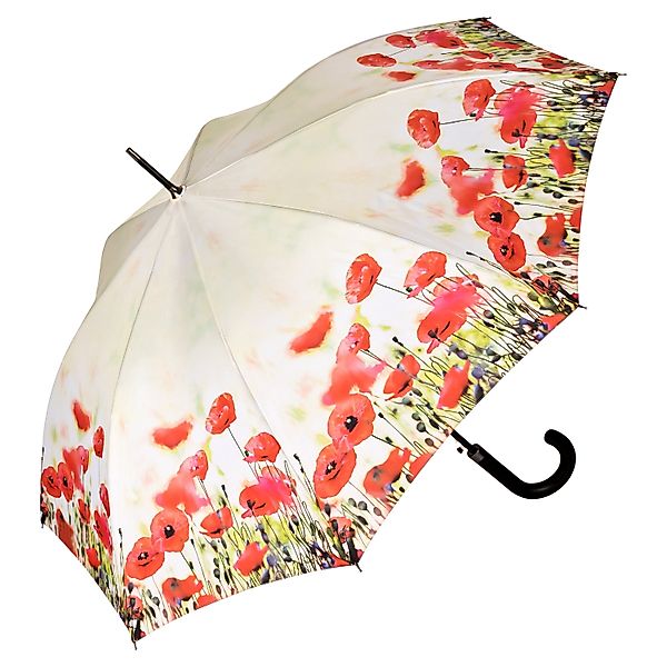 von Lilienfeld Stockregenschirm Motivschirm Mohnblumen Auf-Automatik günstig online kaufen
