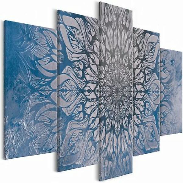 artgeist Wandbild Hypnosis (5 Parts) Blue Wide mehrfarbig Gr. 200 x 100 günstig online kaufen