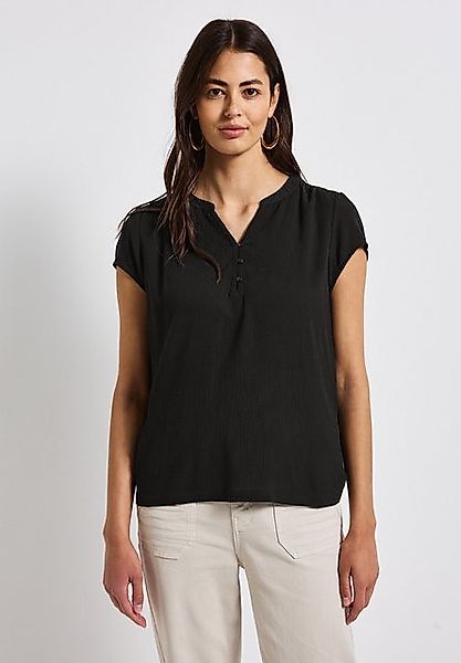 STREET ONE Tunikashirt mit geschlitztem Rundhalsausschnitt günstig online kaufen