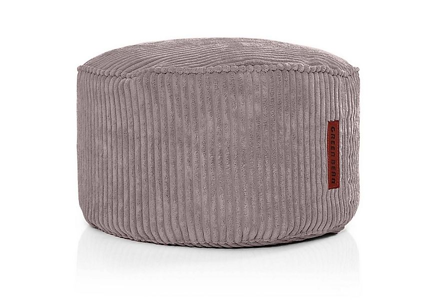Green Bean Pouf Sitzsack-Hocker Pouf Cord 45x25cm (Indoor Sitzhocker Sitzki günstig online kaufen