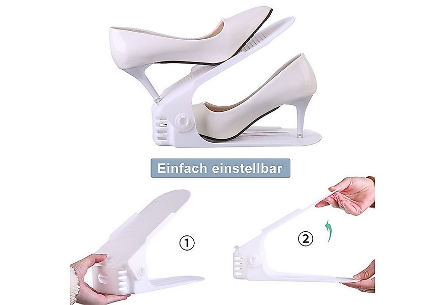 Refined Living Schuhbox 12stk Schuh organizer Schuhregal Schuhstapler Einst günstig online kaufen