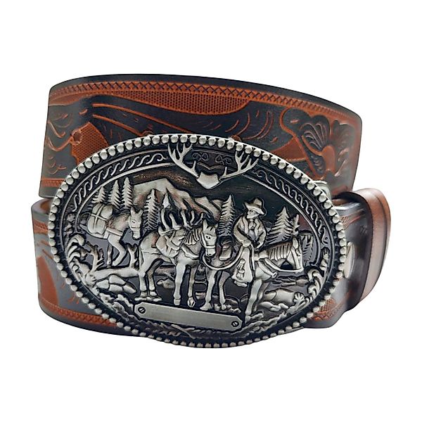 Ware aus aller Welt Ledergürtel Wild günstig online kaufen