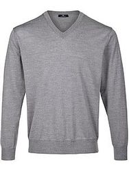 V-Pullover Peter Hahn grau günstig online kaufen