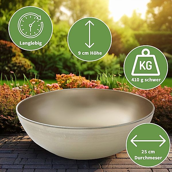 matches21 HOME & HOBBY Blumentopf Runde günstig online kaufen