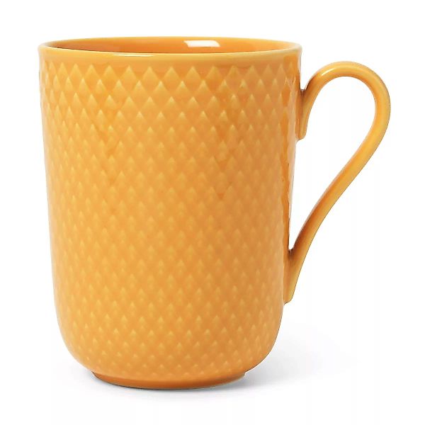 Rhombe Tasse mit Henkel 33cl Gelb günstig online kaufen