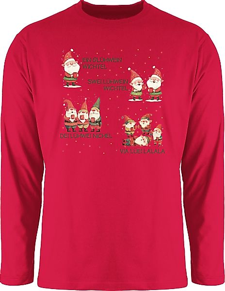 Shirtracer Rundhalsshirt Ein Glühwein Swei Glühwein, günstig online kaufen