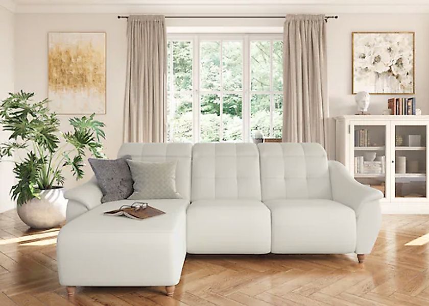 Home affaire Ecksofa »Boston L-Form« Kopfteilverstellung an jeder Sitzfläch günstig online kaufen