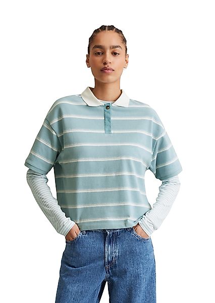 Marc O'Polo DENIM Poloshirt mit garngefärbten günstig online kaufen