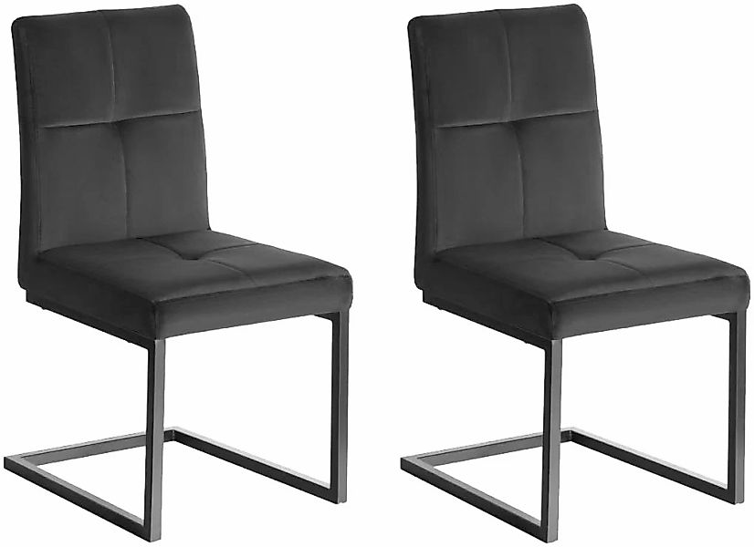 Home affaire Esszimmerstuhl "Geranie Freischwinger, Schwingstuhl" (Set) 2 S günstig online kaufen