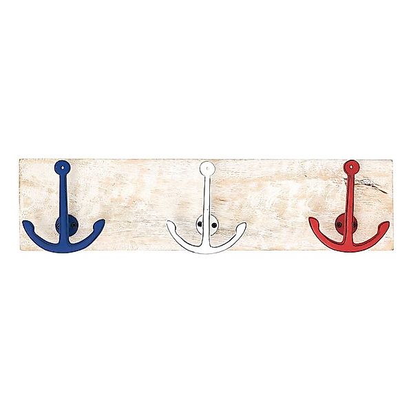 Maritime Wandgarderobe Anker - 3 Haken günstig online kaufen