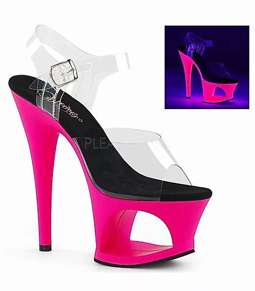 Plateau High Heels MOON-708UV - Neon Pink (Schuhgröße: EUR 41) günstig online kaufen