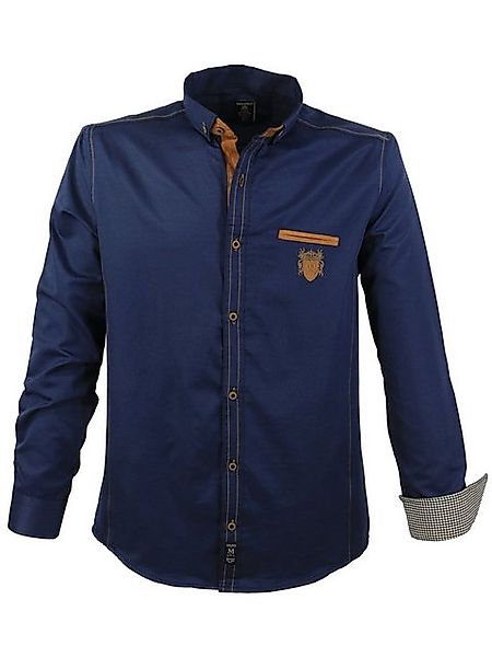 Lavecchia Langarmhemd Lavecchia Herren Langarmhemd 1980 (Navyblue, 7XL) Her günstig online kaufen