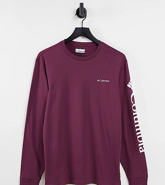 Columbia – North Cascades – Langärmliges Shirt in Burgunderrot, exklusiv be günstig online kaufen