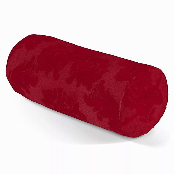 Nackenrolle mit Falten, rot , Ø 20 x 50 cm, Damasco (613-13) günstig online kaufen