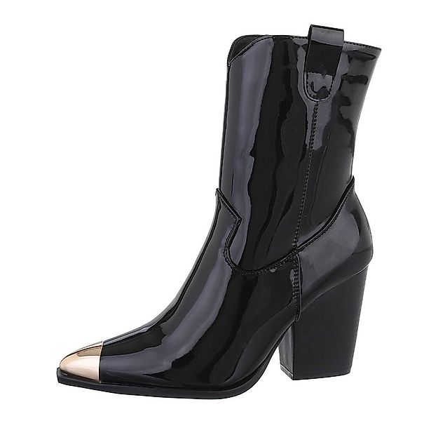 Ital-Design Damen Cowboyboots Western Westernstiefelette (80951233) Blockab günstig online kaufen