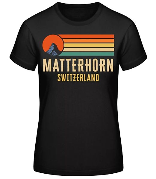 Matterhorn Switzerland · Frauen Basic T-Shirt günstig online kaufen