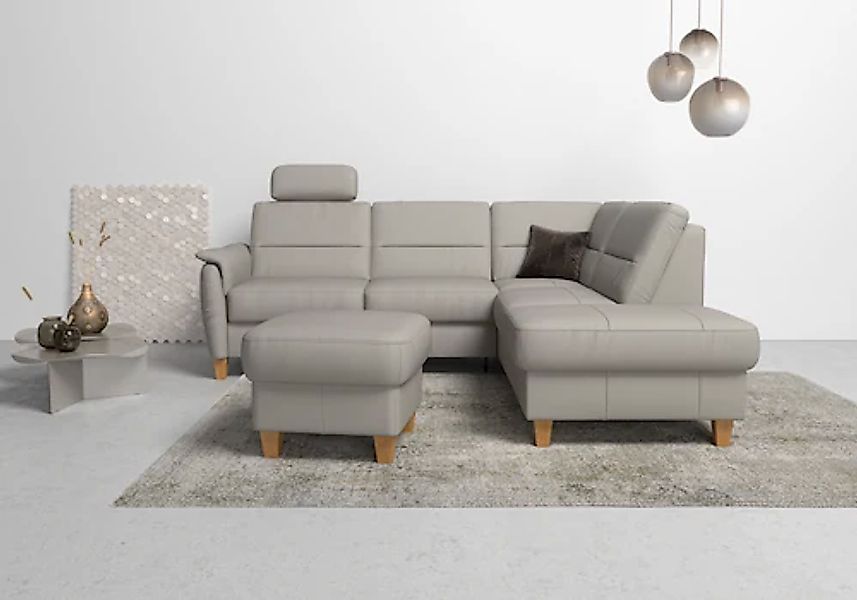 Home affaire Ecksofa »Palmera L-Form, B: 236 cm« optional Bettfunktion & Be günstig online kaufen