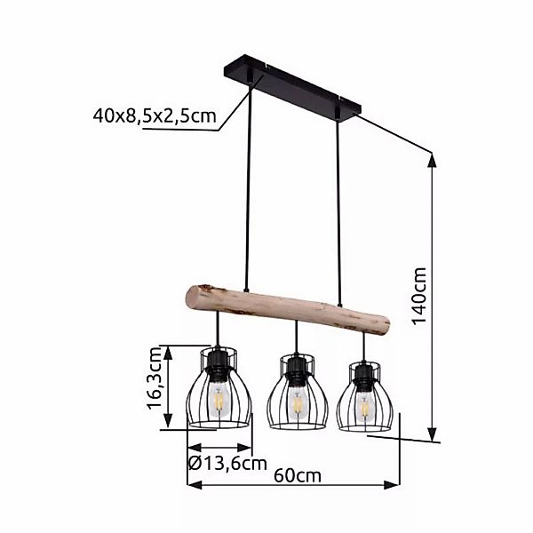 GLOBO LIGHTING Pendelleuchte, höhenverstellbar günstig online kaufen