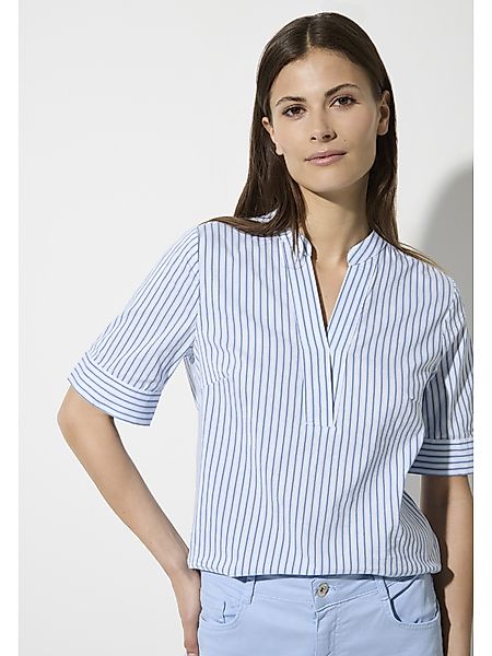 MORE&MORE Kurzarmbluse Streifenbluse günstig online kaufen