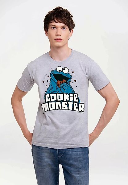 LOGOSHIRT T-Shirt "Sesamstrasse - Krümelmonster", mit coolem Print günstig online kaufen