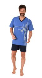 Normann Pyjama Normann Herren Schlafanzug kurzarm günstig online kaufen