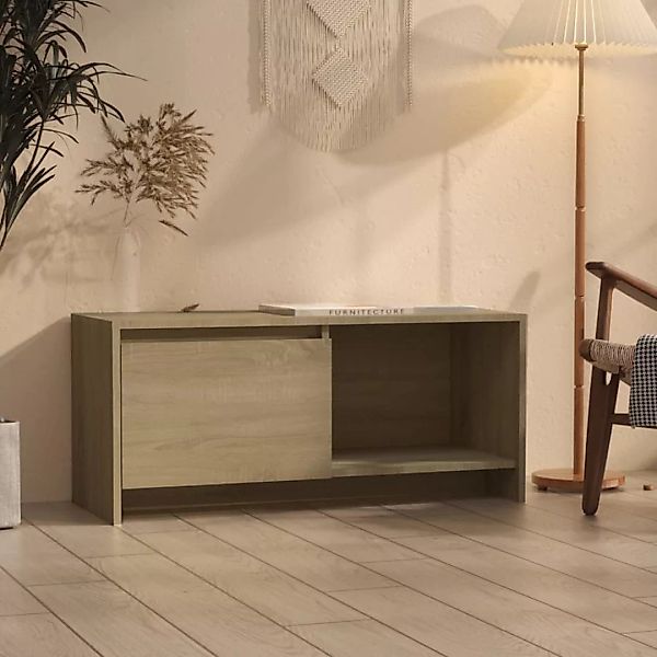 vidaXL TV-Schrank TV-Schrank Sonoma-Eiche 90x35x40 cm günstig online kaufen