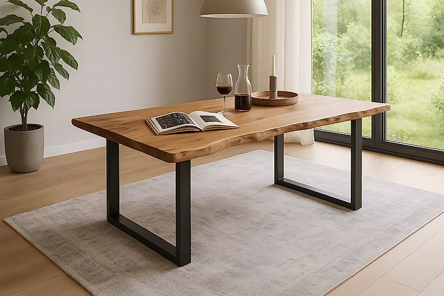 Loreno® Baumkantentisch Tops&Tables, massives Akazienholz, natürliche günstig online kaufen