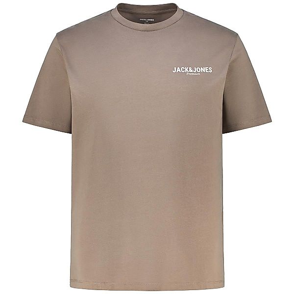 Jack&Jones T-Shirt mit Label-Print Farbe khaki Größe: 4XL günstig online kaufen
