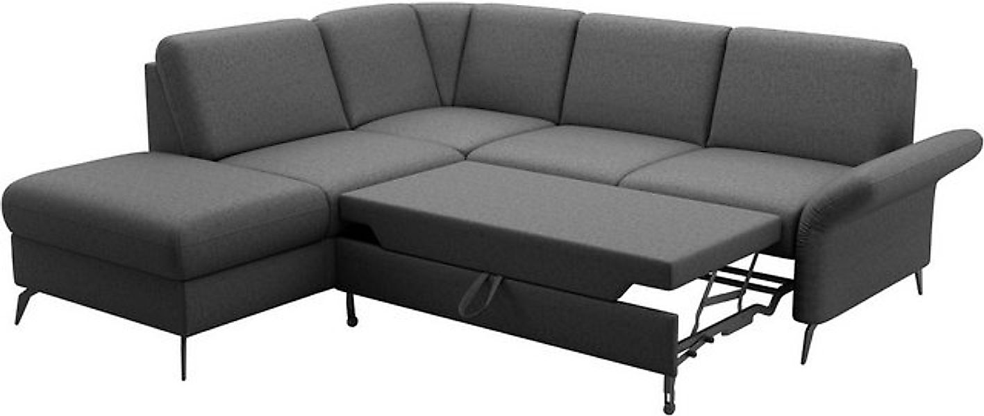 Home affaire Ecksofa Rochelle, optional: Armteilverstellung, klappbar, Bett günstig online kaufen